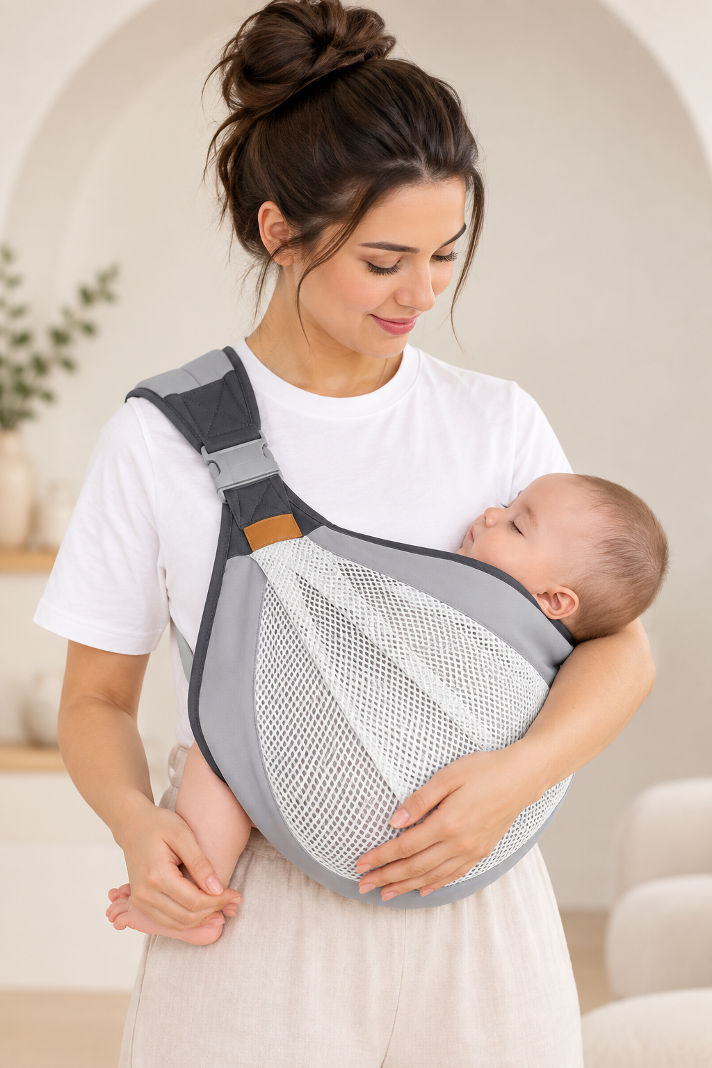 Porte-Bébé Ergonomique & Respirant