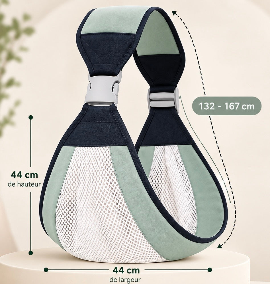 Porte-Bébé Ergonomique & Respirant